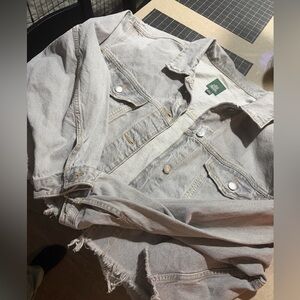 wild fable Light Gray Denim Jacket - Green Label